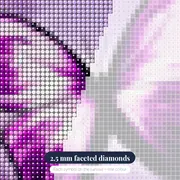 Butterfly: The Violet Dream – diamond close-up