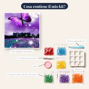 Farfalla: Il sogno malva – contenuto del kit