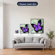 Butterfly: Purple Elegance – available sizes