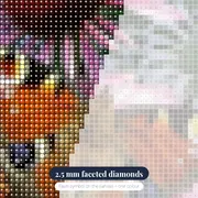 Butterfly: The European Peacock – diamond close-up