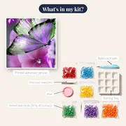 Butterfly: Amethyst Radiance – kit contents