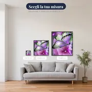 Pittura a diamante Farfalla: Radiosità dell'ametista – misure disponibili