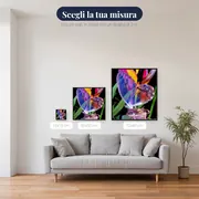Pittura a diamante Farfalla: la farfalla gioiello – misure disponibili