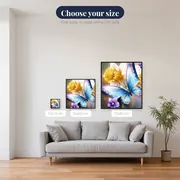 Butterfly: Luminous Radiance – available sizes