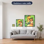 Diamond Painting Pokémon Pikachu et Evoli – tailles disponibles