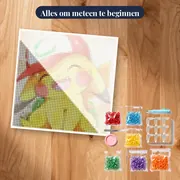 Diamond Painting Pokémon De Glimlach van de Trainer – pakket klaar om te beginnen