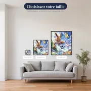 Diamond Painting Pokémon Jour de Jeu des Évolitions – tailles disponibles