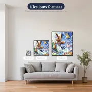 Diamond Painting Pokémon Speeldag van de Eeveelutions – beschikbare formaten