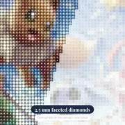 Pokémon Diamond Painting Eeveelutions Game Day – diamond close-up