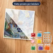 Diamond Painting Pokémon Giornata di Gioco delle Eeveelution – kit pronto per iniziare
