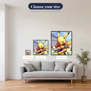 Pokémon Diamond Painting Captain Pikachu – available sizes