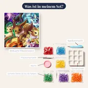 Diamond Painting Pokémon Die Evoli-Dynastie – Inhalt des Sets