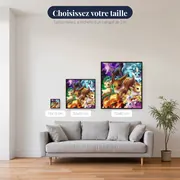 Diamond Painting Pokémon La Dynastie d'Évoli – tailles disponibles