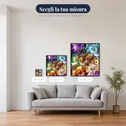 Diamond Painting Pokémon La Dinastia di Eevee – misure disponibili