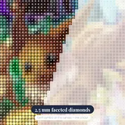 Pokémon Diamond Painting The Eevee Dynasty – diamond close-up