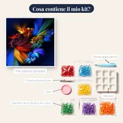 Fuochi d'artificio floreali – contenuto del kit