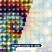 Roulio astratto – primo piano dei diamanti