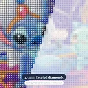 Stitch: The Flying Carpet – diamond close-up