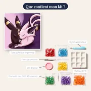 Diamond Painting Pokémon Le Duo Yin Yang – contenu du kit