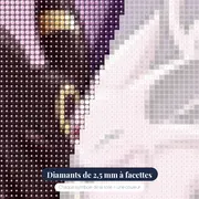 Diamond Painting Pokémon Le Duo Yin Yang – gros plan des diamants