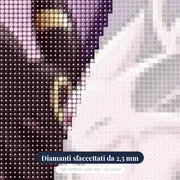 Diamond Painting Pokémon Il Duo Yin Yang – primo piano dei diamanti