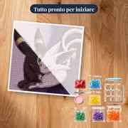 Diamond Painting Pokémon Il Duo Yin Yang – kit pronto per iniziare