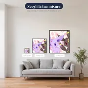 Diamond Painting Pokémon Il Duo Chibi del Cuore – misure disponibili