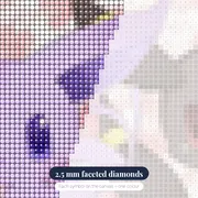 Pokémon Diamond Painting The Chibi Heart Duo – diamond close-up