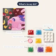 Pokémon Diamond Painting Tender Bond – kit contents