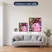 Diamond Painting Pokémon Tendre Complicité – tailles disponibles