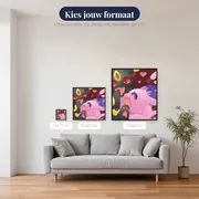 Diamond Painting Pokémon Tedere Verbondenheid – beschikbare formaten