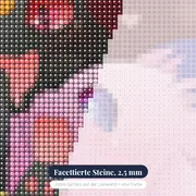Diamond Painting Pokémon Zärtliche Verbundenheit – Nahaufnahme der Steine