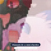 Diamond Painting Pokémon Tendre Complicité – gros plan des diamants