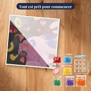 Diamond Painting Pokémon Tendre Complicité – kit prêt à commencer