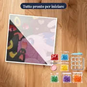 Diamond Painting Pokémon Tenera Complicità – kit pronto per iniziare