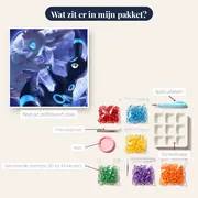 Diamond Painting Pokémon Hemelse Dans – inhoud van het pakket