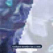 Diamond Painting Pokémon Hemelse Dans – close-up van de steentjes