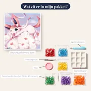 Diamond Painting Pokémon De Zoete Droom van Sylveon – inhoud van het pakket