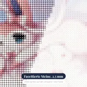 Diamond Painting Pokémon Feelinaras süßer Traum – Nahaufnahme der Steine