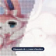 Diamond Painting Pokémon La Douce Rêverie de Nymphali – gros plan des diamants