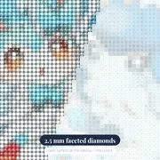 Pokémon Diamond Painting Ice and Dream Duo – diamond close-up