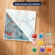 Diamond Painting Pokémon Duo di Ghiaccio e Sogno – kit pronto per iniziare