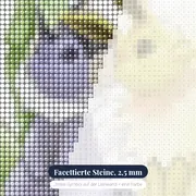 Diamond Painting Pokémon Geschwister in Aquarell – Nahaufnahme der Steine