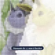 Diamond Painting Pokémon La Fratrie Aquarelle – gros plan des diamants