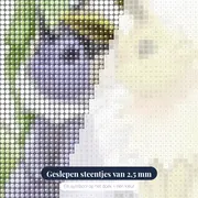 Diamond Painting Pokémon Broers en Zussen in Aquarel – close-up van de steentjes