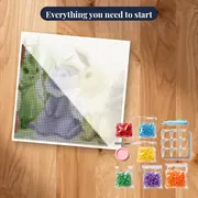 Pokémon Diamond Painting Watercolour Siblings – kit ready to start