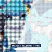 Diamond Painting Pokémon Le Quatuor Polaire – gros plan des diamants