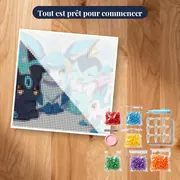 Diamond Painting Pokémon Le Quatuor Polaire – kit prêt à commencer