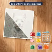 Le Petit Cœur Blanc – kit prêt à commencer