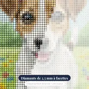 Le Bonheur à l'Aquarelle – gros plan des diamants